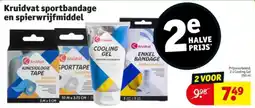 Kruidvat Kruidvat sportbandage en spierwrijfmiddel aanbieding