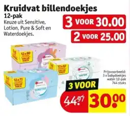 Kruidvat Kruidvat billendoekjes aanbieding