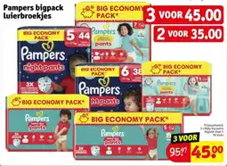 Kruidvat Pampers bigpack luierbroekjes aanbieding