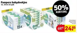 Kruidvat Pampers babydoekjes aanbieding