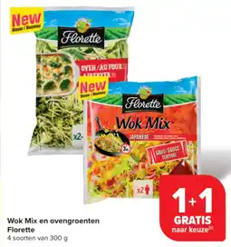 Carrefour Market Wok mix en ovengroenten florette aanbieding