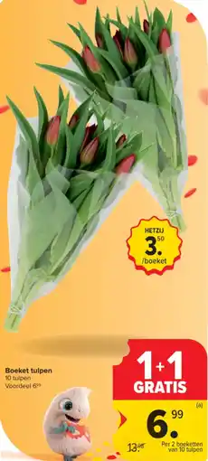 Carrefour Market Boeket tulpen aanbieding