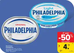 Carrefour Market Smeerkaas philadelphia aanbieding