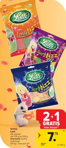 Carrefour Market Snoep Lutti aanbieding