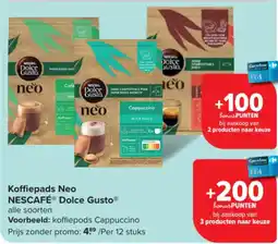 Carrefour Market Koffiepads Neo Nescafé Dolce Gusto aanbieding