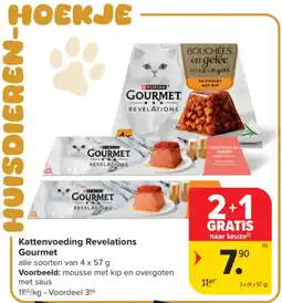 Carrefour Market Kattenvoeding Revelations Gourmet aanbieding