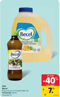 Carrefour Market Olie Becel aanbieding