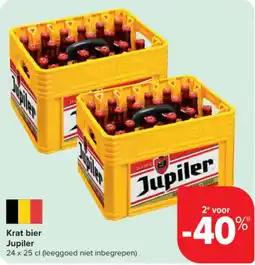 Carrefour Market Krat bier Jupiler aanbieding