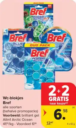 Carrefour Market Wc Blokjes Bref aanbieding