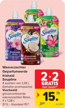Carrefour Market Wasverzachter Geparfumeerde Soupline aanbieding