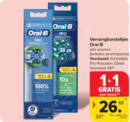 Carrefour Market Vervangborsteltjes Oral-B aanbieding