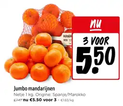 Jumbo Jumbo mandarijnen aanbieding