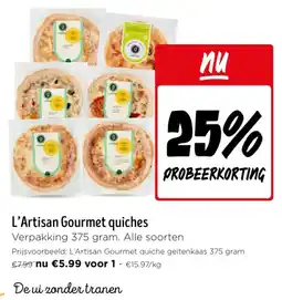 Jumbo L'Artisan Gourmet quiches aanbieding