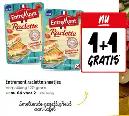 Jumbo Entremont raclette sneetjes aanbieding