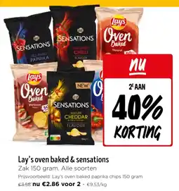 Jumbo Lay's oven baked & sensations aanbieding