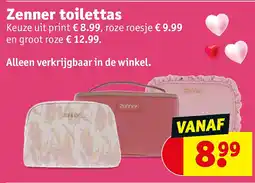 Kruidvat Zenner toilettas aanbieding