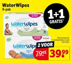 Kruidvat WaterWipes 9-pak aanbieding