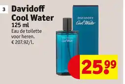 Kruidvat Davidoff Cool Water 125 ml aanbieding