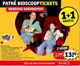 Kruidvat PATHÉ BIOSCOOPTICKETS aanbieding