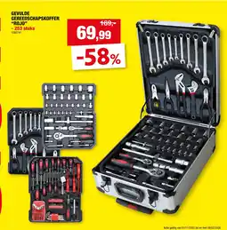 Hubo Gevulde Gereedschapskoffer Rojo aanbieding