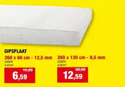 Hubo Gipsplaat aanbieding