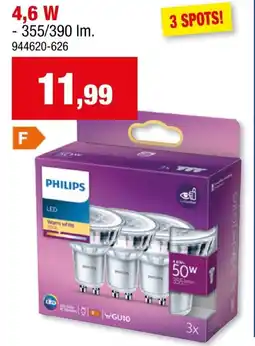 Hubo Philips Led Spot GU10 aanbieding