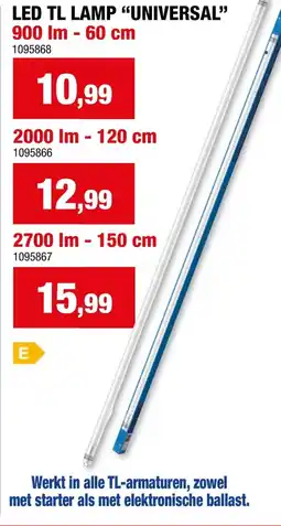 Hubo Led TL Lamp Universal aanbieding