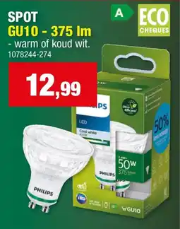Hubo Philips Spot GU10 - 375 lm aanbieding