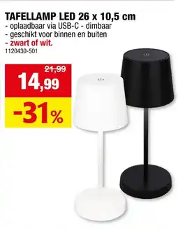 Hubo Tafellamp Led aanbieding