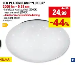 Hubo Led Plafondlamp Lukida aanbieding