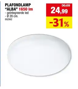 Hubo Plafondlamp Alba 1650 Im aanbieding