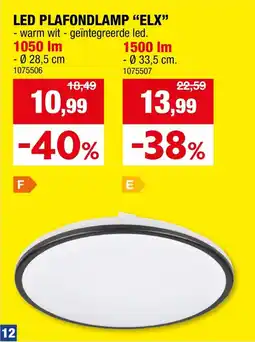 Hubo Led Plafondlamp Elx aanbieding