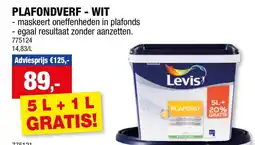 Hubo Levis Plafondverf aanbieding