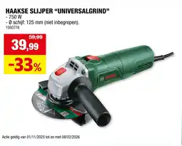 Hubo Haakse Slijper Universalgrind aanbieding