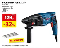 Hubo Boorhamer GBH 2-21 aanbieding