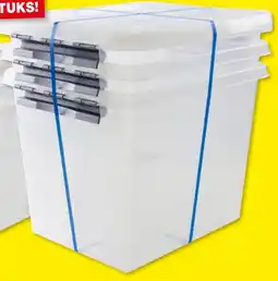 Hubo Sunware Opbergbox met Deksel Q-Line aanbieding