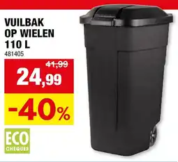 Hubo Vuilbak op Wielen aanbieding