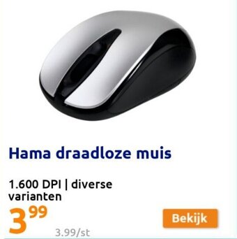 Action Hama draadloze muis aanbieding