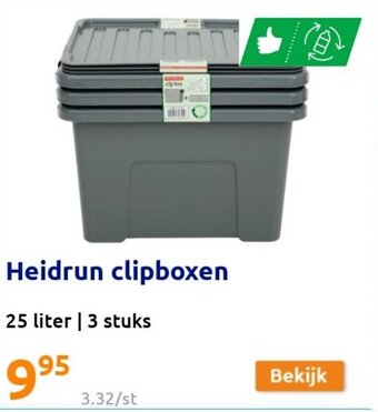 Action Heidrun clipboxen aanbieding