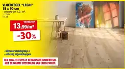 Hubo Vloertegel legni aanbieding