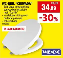Hubo WC-bril crevada aanbieding