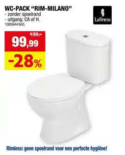 Hubo WC-pack rim-milano aanbieding