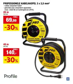 Hubo Professionele kabelhaspel aanbieding