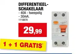 Hubo Differentieel schakelaar aanbieding