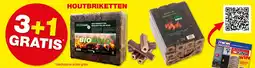 Hubo Houtbriketten aanbieding