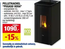 Hubo Pelletkachel pegaso vera aanbieding