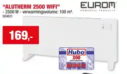 Hubo convector ALUTHERM 2500 wifi aanbieding