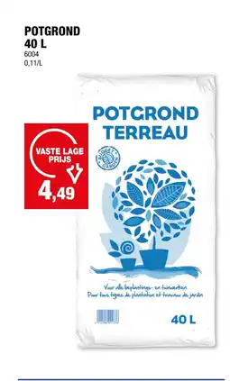 Hubo Potgrond aanbieding