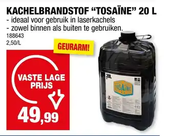Hubo Kachelbrandstof tosaïne aanbieding