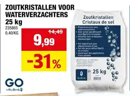 Hubo Zoutkristallen voor waterverzachters aanbieding